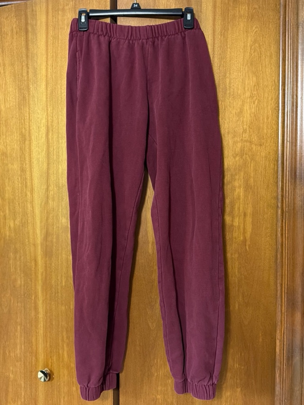 John Galt California Maroon Joggers